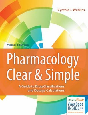 #ad Pharmacology Clear and Simple : A Guide to Drug Classifications a $7.25