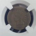 *AMAZING* 1877 Indian Head Cent - NGC Graded Fine Details