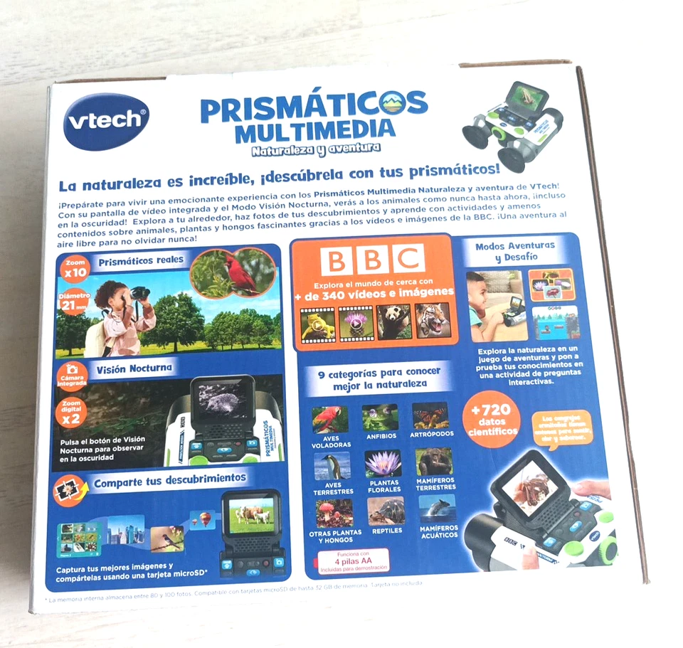 Vtech Interaktives Video-Fernglas Multimedia Camera Prismaticos Neu Selten Moder - Bild 2 von 4
