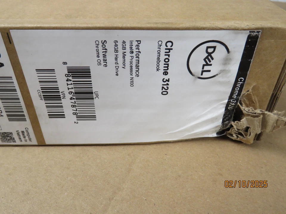 Dell Chromebook 3120 CC6PF 11.6" Intel N100 4GB RAM 64GB Chrome OS - Image 4 of 4