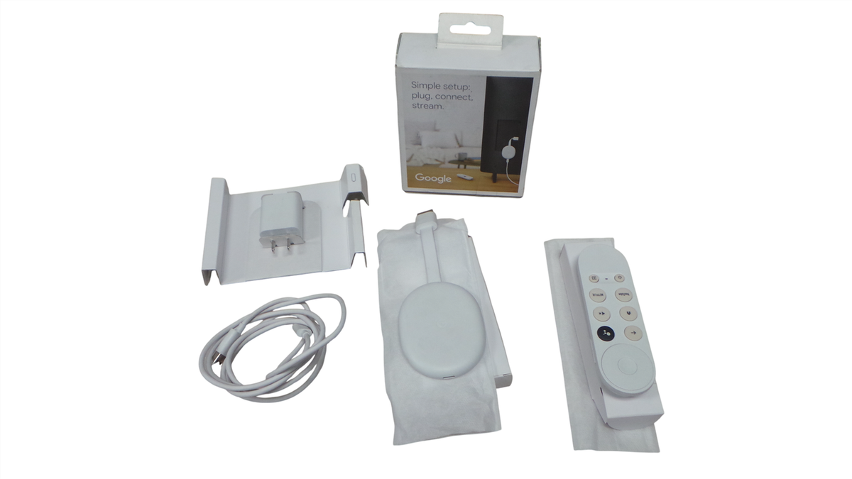 Google Chromecast with Google TV HD Media Streamer G454V - Free