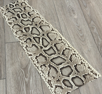 Natural Glossy Burmese Python Genuine Snake Leather real hide snake skin boa 178