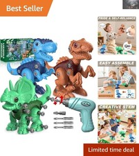 Take Apart Dinosaur Toys with Electric Drill - Perfect Gift for Boys  Girls