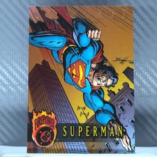 Superman 1996 SkyBox Outburst DC Firepower Embossed #14