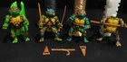 TMNT 4-Figure Set Leonardo Raphael Mikey Don w/Weapons 1988 original vintage