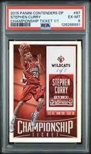 2015 Contenders DP Championship Ticket Stephen Curry 1/1 PSA 6 True 1 OF 1 Steph