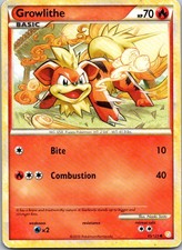 HeartGold SoulSilver #65/123 Growlithe on eBay