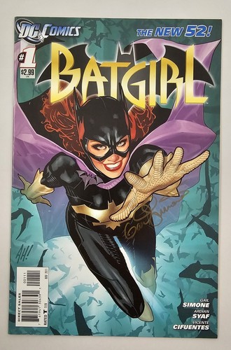 Batgirl #1 (2011) New 52 DC Comics Signed By Gail Simone Raw -No Authentication-