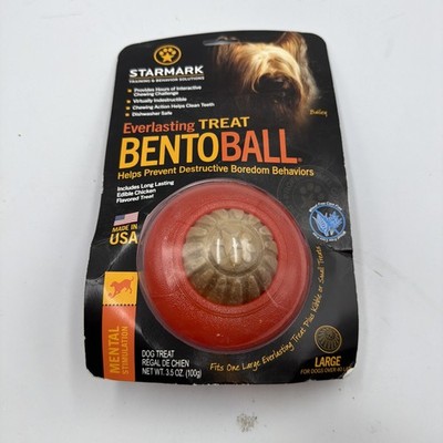 Starmark Everlasting Treat Bento Ball Tough Dog Treat & Chew Toy for Large Dogs