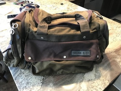 samsonite trunk & co canvas duffel bag with detachable backpack