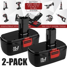 2Pack for Craftsman 19.2 Volt 11375 Battery C3 DieHard 130279005 11376 130279003