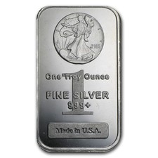 1 oz Silver Bar - Walking Liberty (Generic Form) 85.89 per troy oz