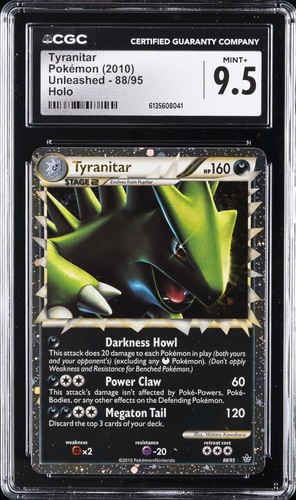 Tyranitar graded CGC 9.5 for sale on eBay