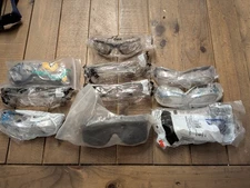 10 Pack Pair Protective Safety Glasses Clear Lens Eyewear Anti Scratch Work UV