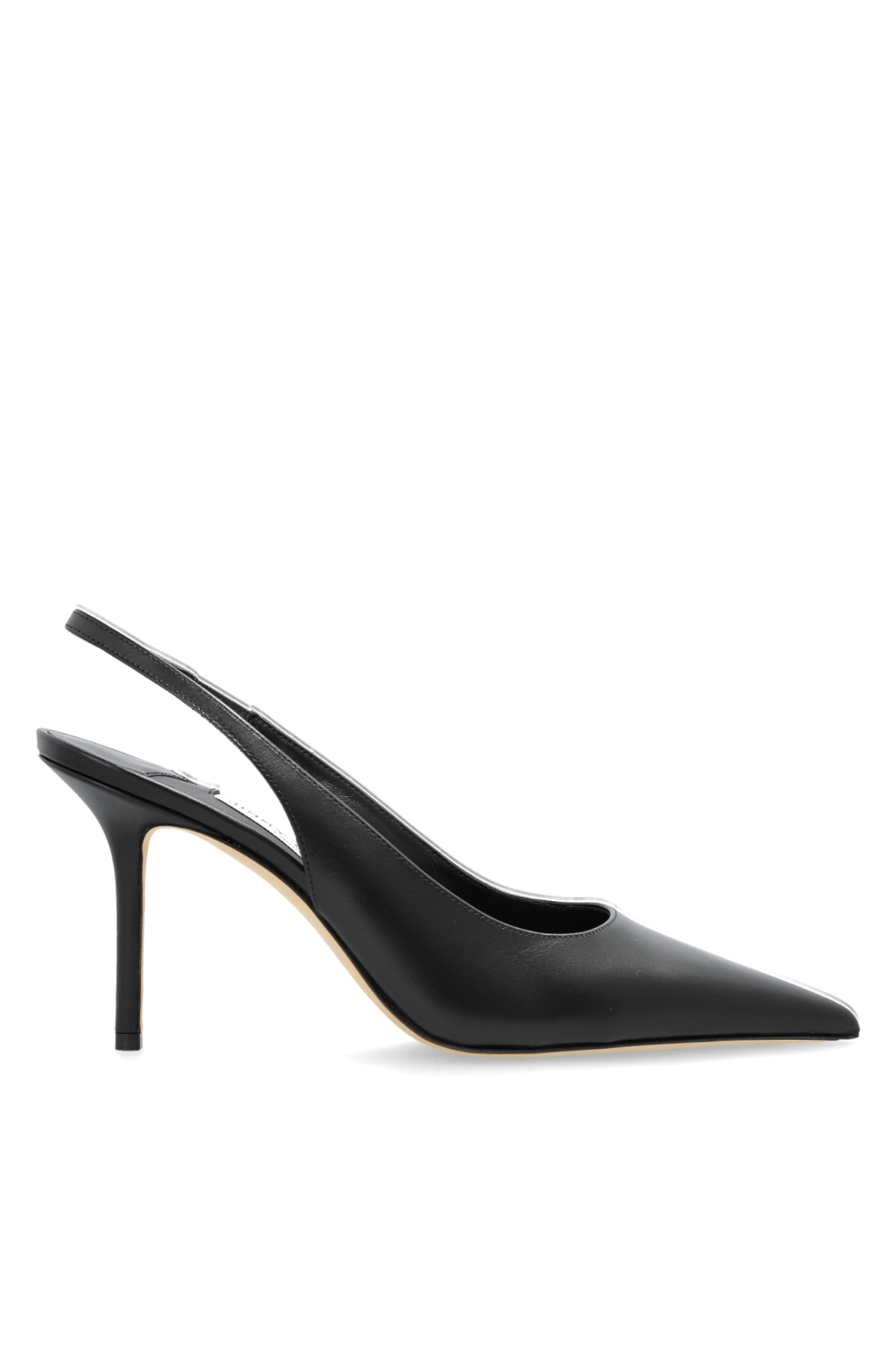 JIMMY CHOO Love SB 85 Black Slingback Pumps New & Authentic