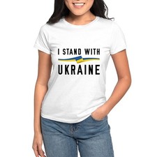 CafePress I Stand With Ukraine Women's T Shirt Women's T-Shirt 906467266