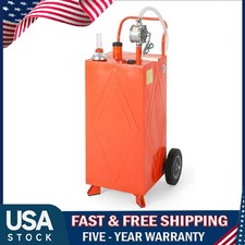 Gas Caddy Storage Tank 30 Gallon Portable Fuel Diesel Transfer Tank On Wheels Gas Caddy Storage Tank 30 Gallon Portable Fuel Diesel Transfer Tank On Wheels