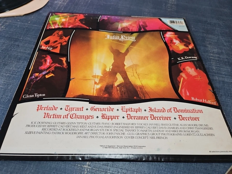 JUDAS PRIEST Sad Wings of Destiny LP Vinyl RCA AYL1-4747 1983 EX - Image 2 of 4