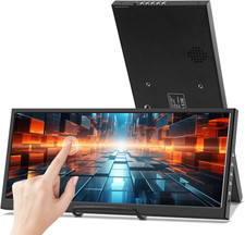 12,3 Zoll Touchscreen Sekund&auml;r Monitor, IPS Stretched Bar LCD Travel Touch Disp