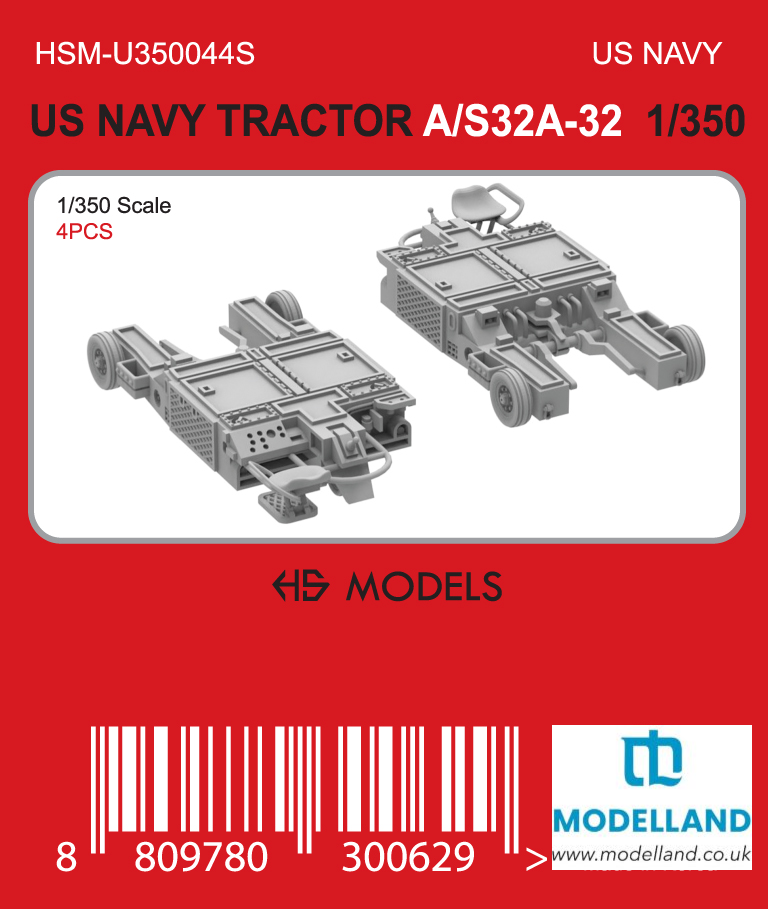 HS Model HSM-U350044S US Navy AS32A-32 Aircraft Tractor 1/350 – Deck Tractors