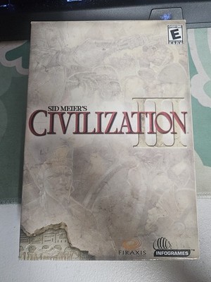 Sid Meier's Civilization III 3 Windows PC **BRAND NEW** Boxed **USA SELLER**
