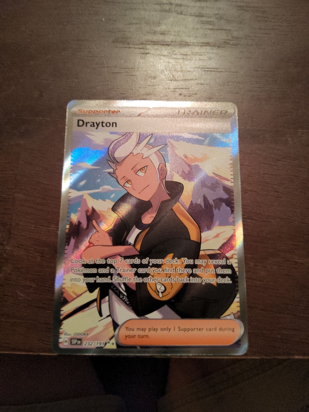 Drayton 232/191 Sv08: Surging Sparks Holo