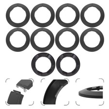  10 Pcs Pipe Skirting Cover Escutcheon for Water Plastic Decoration