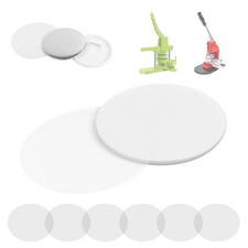200 PCS 45mm Clear Film, Plastic Film for Button Maker Machine 32mm/1.25 inch
