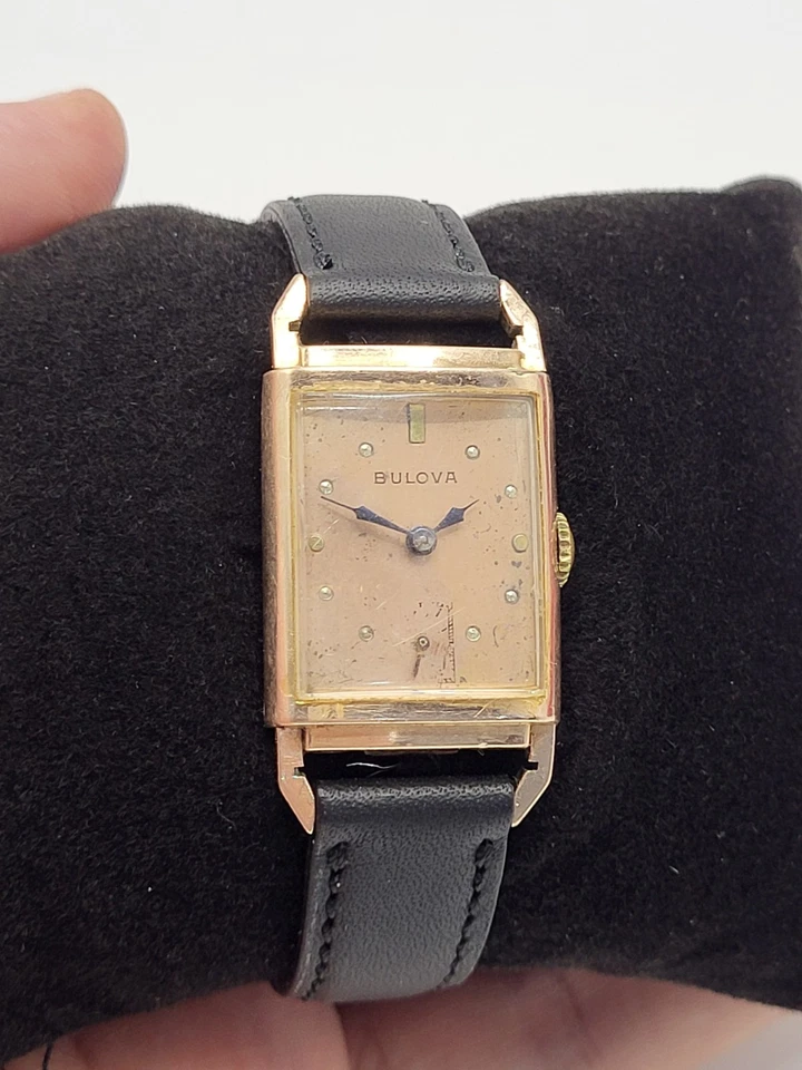 Bulova President 1942 14k Rose Gold Fill Case WWII ERA Manual Wind Unisex Watch - Image 2 of 4