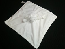 Carter's White Lamb Plush Security Blanket Lovey Baby Stuffed Animal Toy