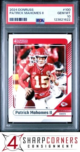 2024 PANINI DONRUSS #100 PATRICK MAHOMES II PSA 10