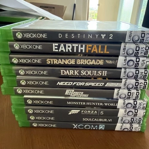 LOT OF 10 XBOX ONE E AND T  RATED GAMES WITH BOX: SOUL CALIBUR, NEED FOR SPEED