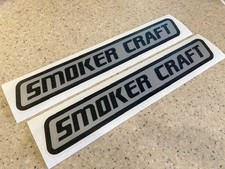 Smokercraft Vintage Fishing Boat Decal Black And Silver 12 2-pak Free Ship Smokercraft Vintage Fishing Boat Decal Black And Silver 12 2-pak Free Ship