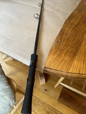 South Bend 5' 8” telescopic fishing rod APS 5085 Black Travel Rod-folds To 11.5”