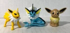 Vintage Pokemon TOMY Eevee Vaporeon & Jolteon Figures CGTSJ