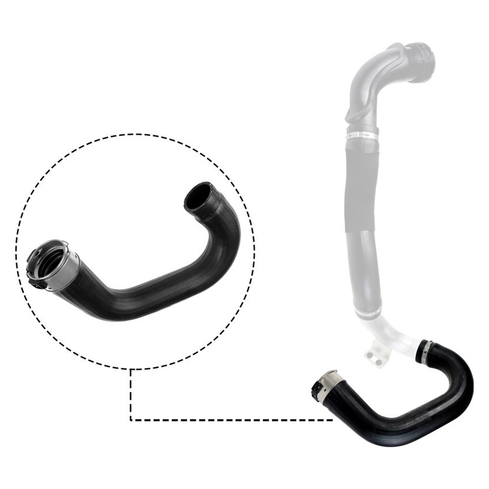 Gates Turbo Charger Hose 09-0700 - High Quality Replacement For Vauxhall