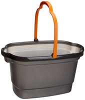 Casabella 4-gallon Bucket, Graphite , New, Free Shipping Casabella 4-gallon Bucket, Graphite , New, Free Shipping