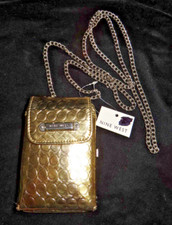 NEW Crossbody Wallet Nine West Gold Purse BNWT Chain strap