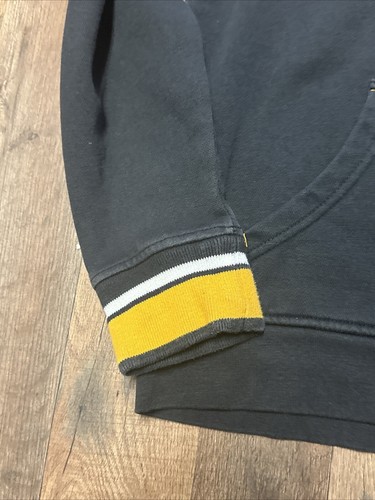 Felpa con cappuccio Majestic Pittsburgh Steelers calcio pullover giacca cucita logo media - Foto 2 di 6