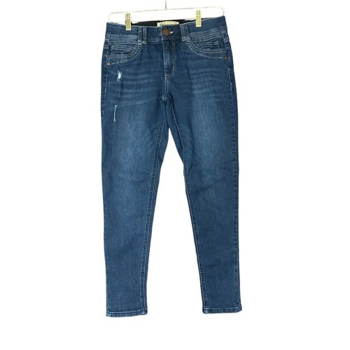 Democracy Ab Technology Jeans Women's 2 Blue Medium Wash Denim Mid Rise Stretch