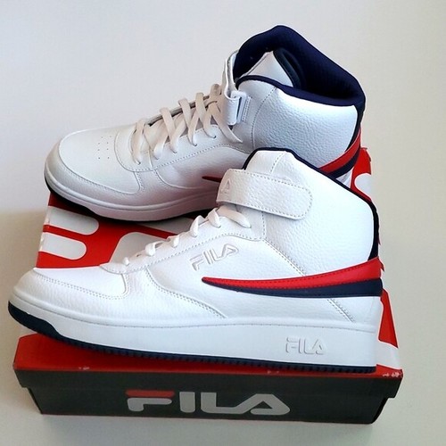 Fila A-High Men's Basketball Shoes, Size: 10.5, White