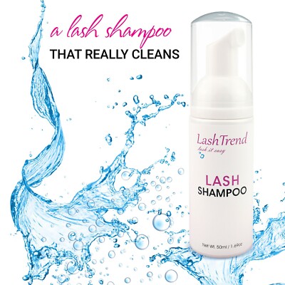 Wimpernshampoo Lash Shampoo Wimpern Reiniger LashTrend Wimpernverlängerung