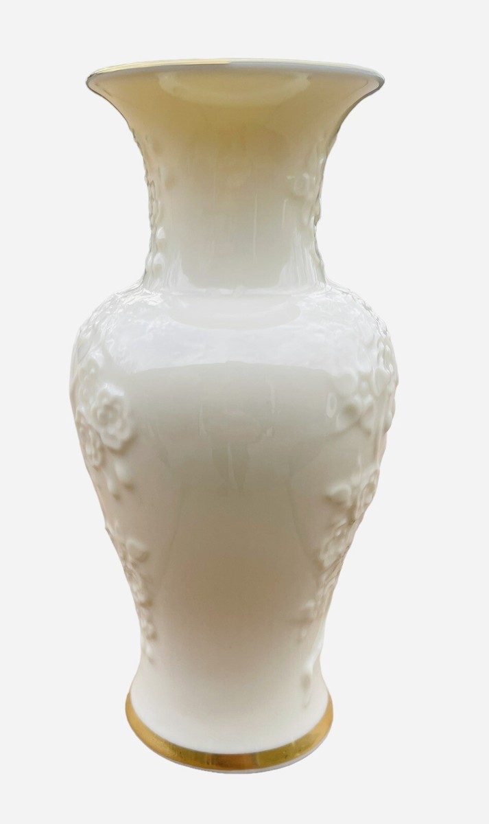 Ming Blossom Lenox Vase Collection Embossed With 24k Trim 6.25” | eBay