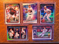 2024 Lot Of 5 Baseball Phenoms/Henderson-Cowser-League Leaders-Carroll-Rodriguez