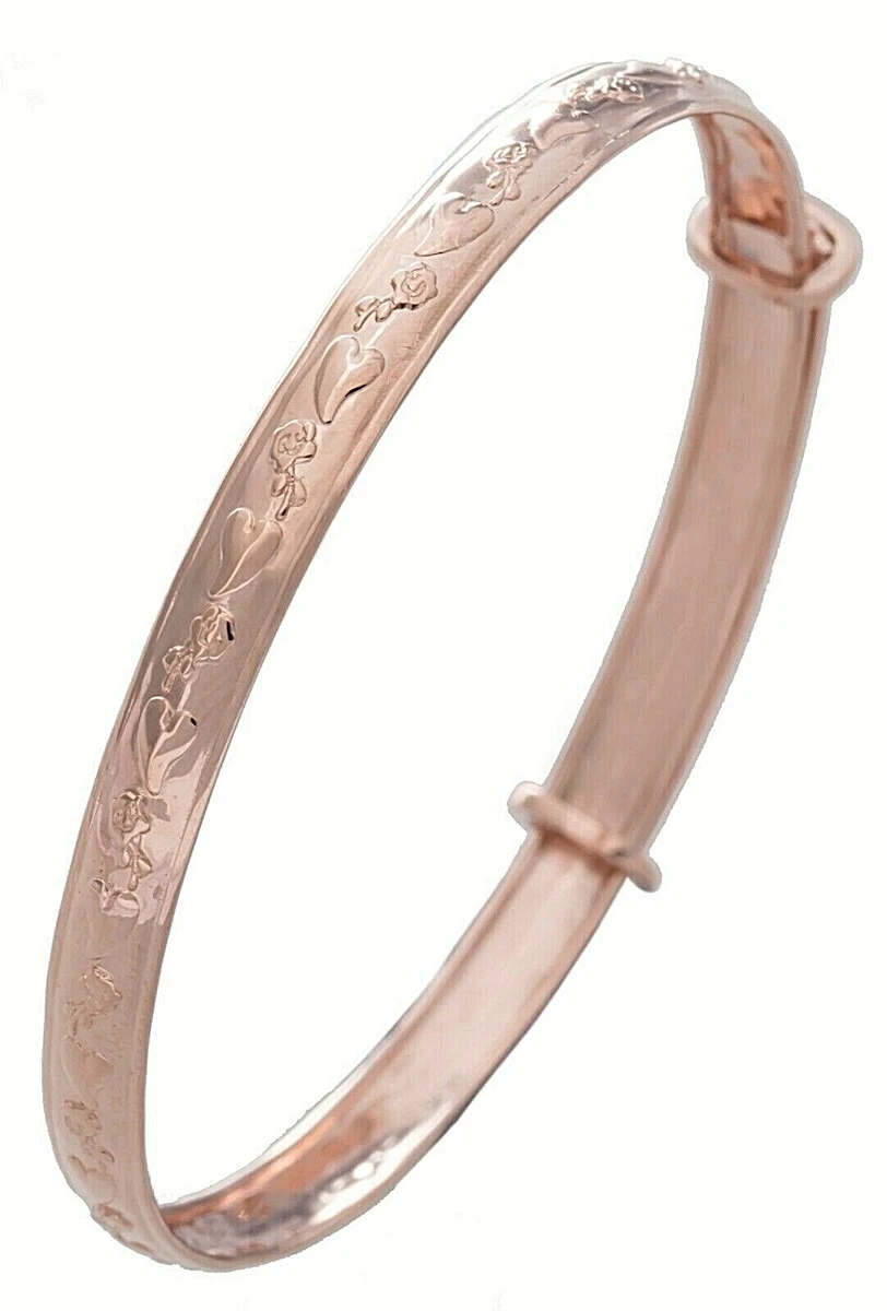 Baby bangle rose gold sale