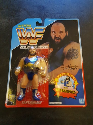 Wwf Hasbro!!! Earthquake Moc 1992 Series 3!!! New!...