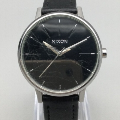 Nixon Kensington Watch Women 37mm Silver Tone 50M Black  display picture 3