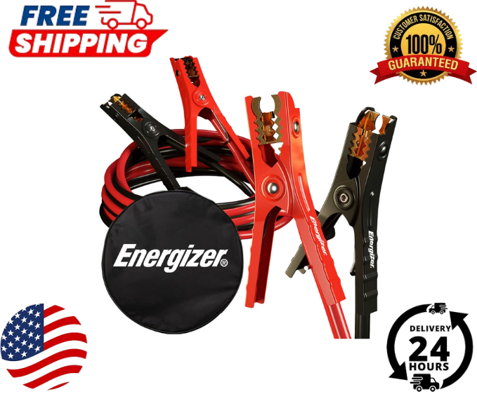Heavy Duty Energizer Car Battery Jumper Cables for Automotive Boost