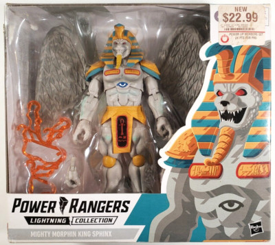 Power Rangers Lightning Collection Monsters Mighty Morphin King Sphinx 6'' Figure
