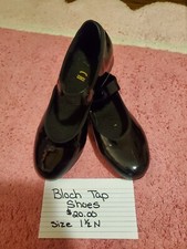 Bloch tap shoes girls, good condition, youth size 1.5 N